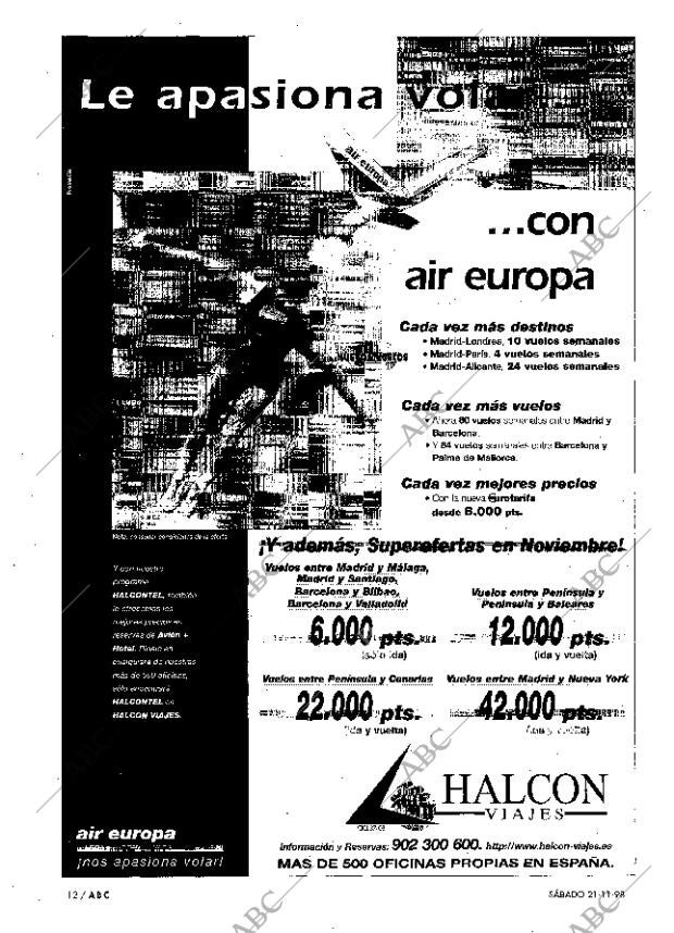 ABC MADRID 21-11-1998 página 12