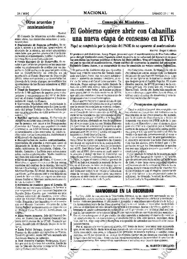 ABC MADRID 21-11-1998 página 26