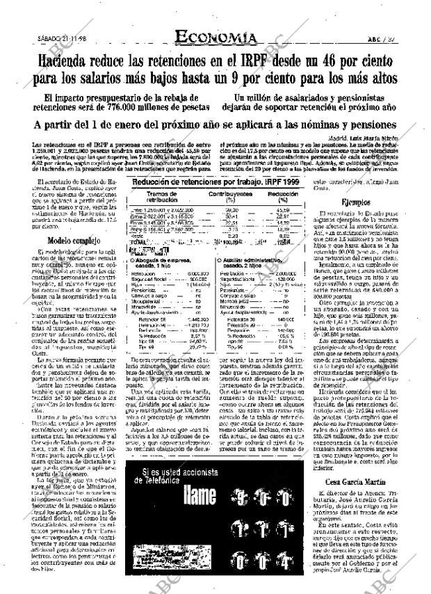 ABC MADRID 21-11-1998 página 37