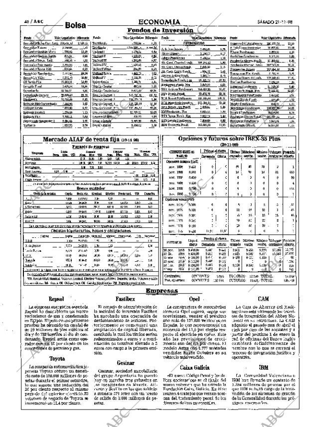 ABC MADRID 21-11-1998 página 46