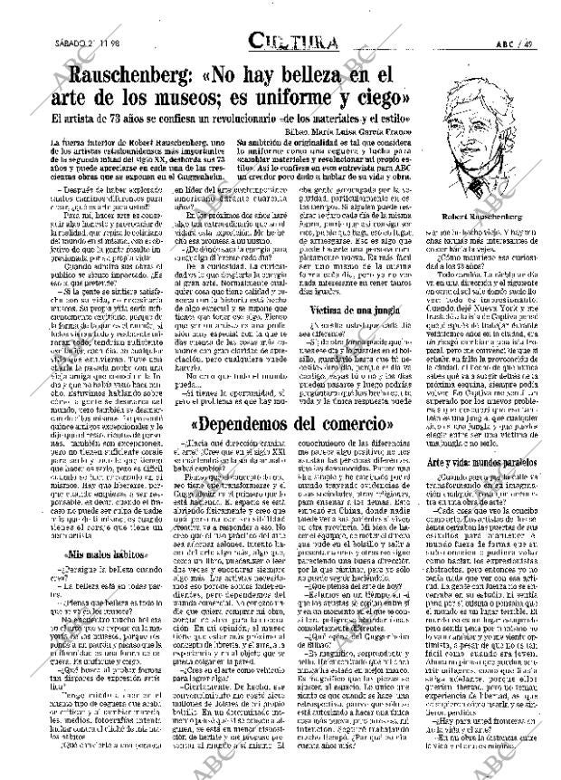 ABC MADRID 21-11-1998 página 49