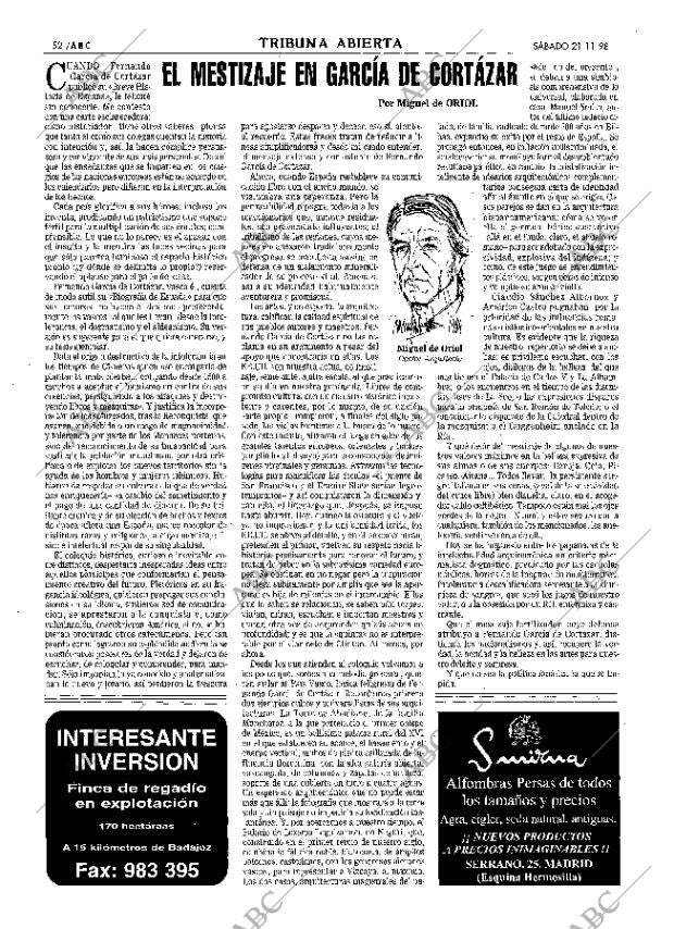 ABC MADRID 21-11-1998 página 52