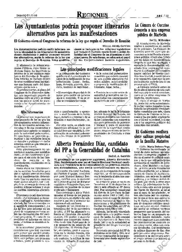 ABC MADRID 21-11-1998 página 53