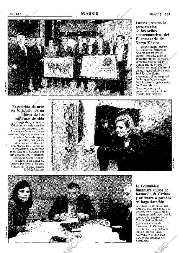 ABC MADRID 21-11-1998 página 56