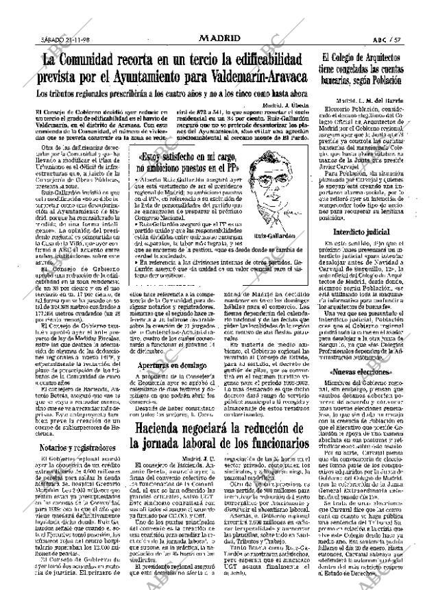 ABC MADRID 21-11-1998 página 57