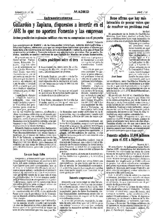 ABC MADRID 21-11-1998 página 59