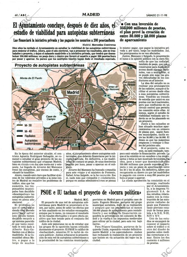 ABC MADRID 21-11-1998 página 60