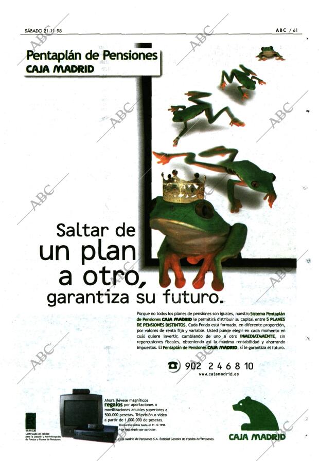 ABC MADRID 21-11-1998 página 61