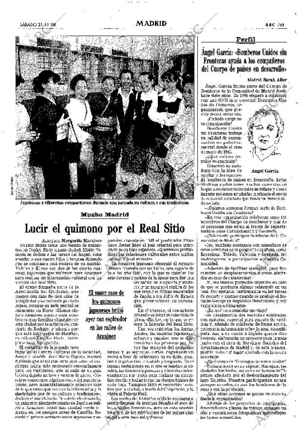 ABC MADRID 21-11-1998 página 65