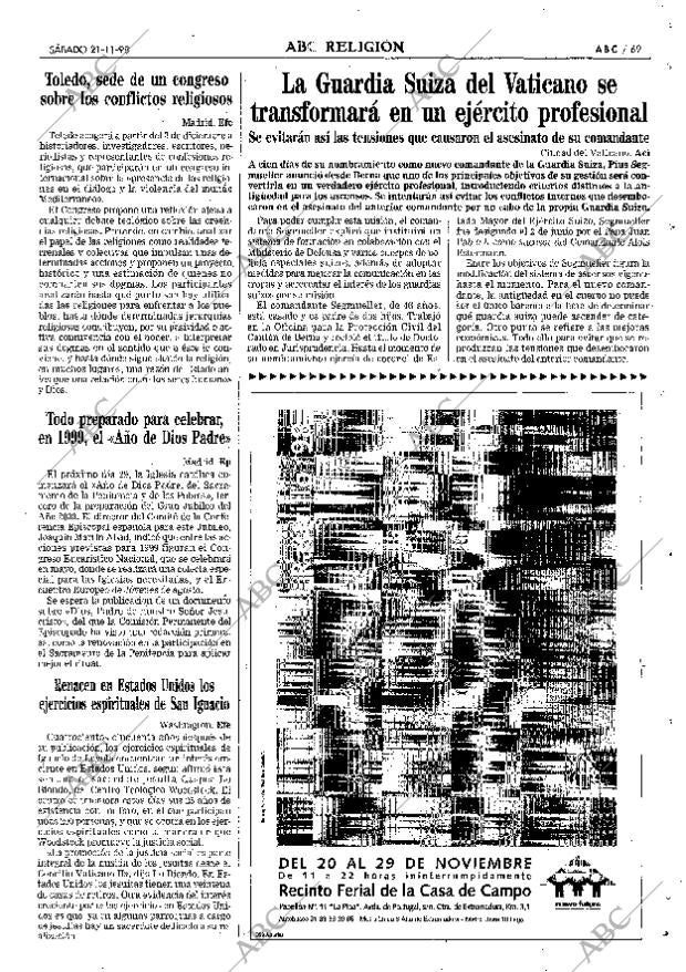 ABC MADRID 21-11-1998 página 69