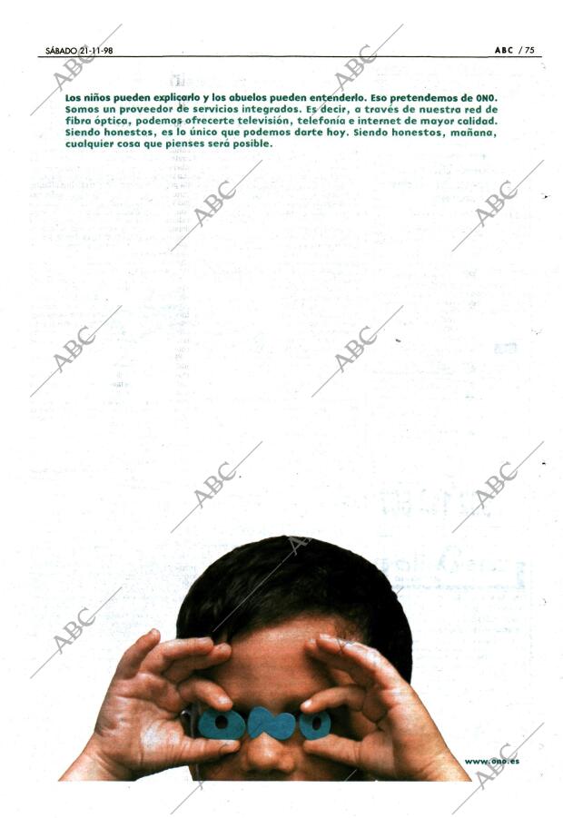 ABC MADRID 21-11-1998 página 75