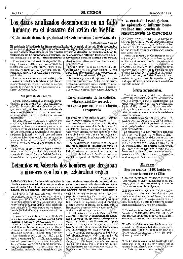 ABC MADRID 21-11-1998 página 80