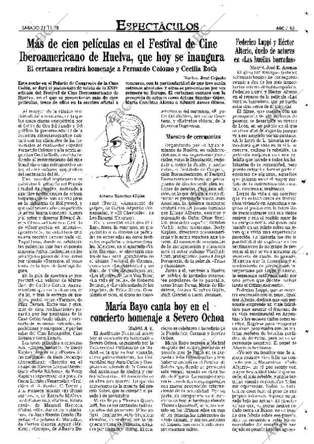 ABC MADRID 21-11-1998 página 85