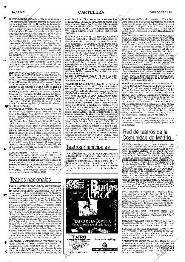 ABC MADRID 21-11-1998 página 90