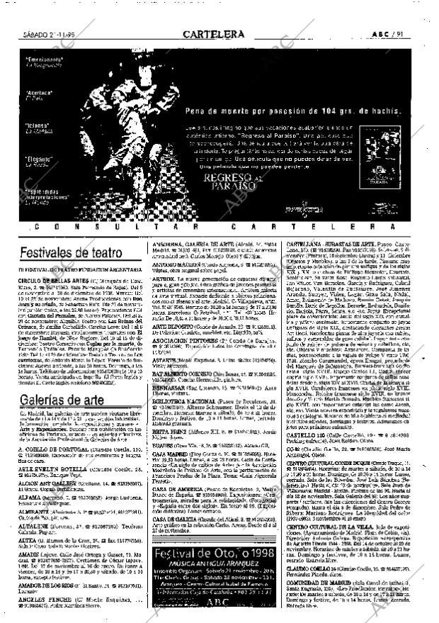 ABC MADRID 21-11-1998 página 91