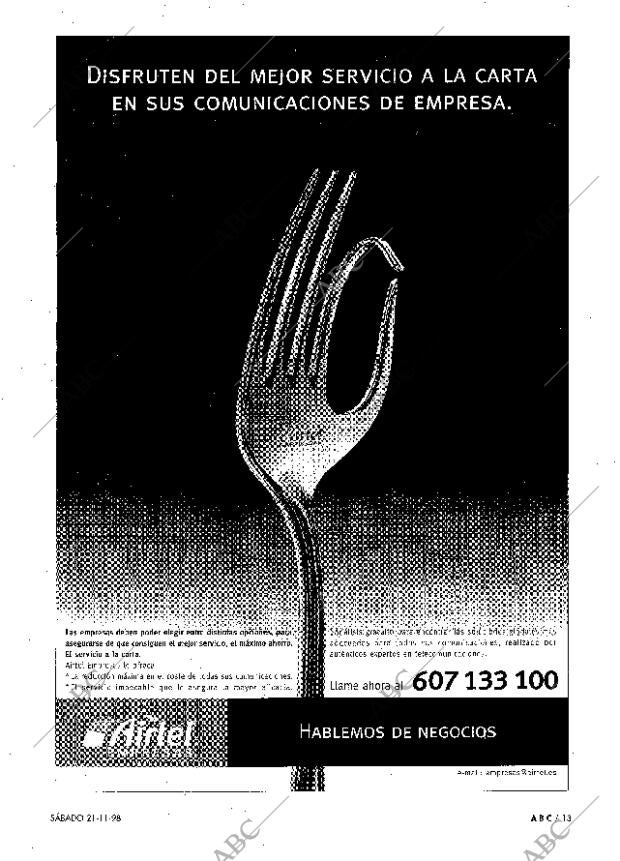 ABC SEVILLA 21-11-1998 página 13