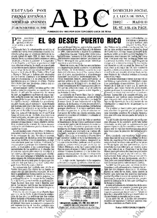 ABC SEVILLA 21-11-1998 página 3