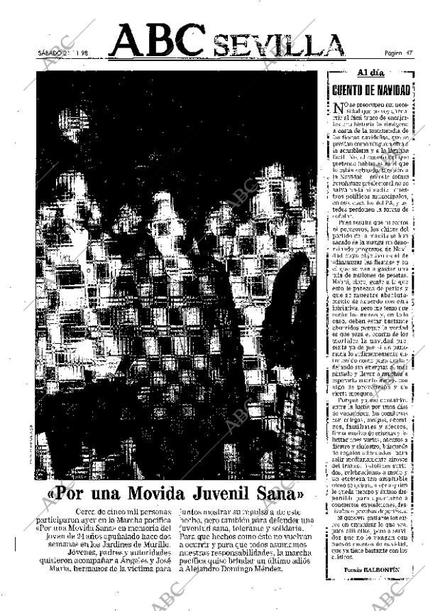 ABC SEVILLA 21-11-1998 página 47