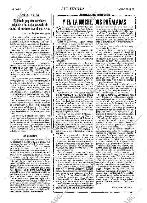 ABC SEVILLA 21-11-1998 página 52