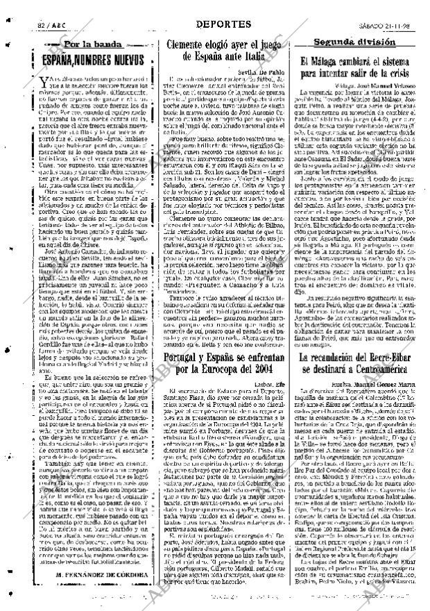 ABC SEVILLA 21-11-1998 página 82