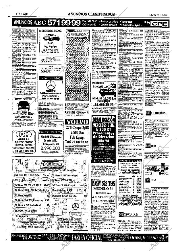 ABC MADRID 23-11-1998 página 116