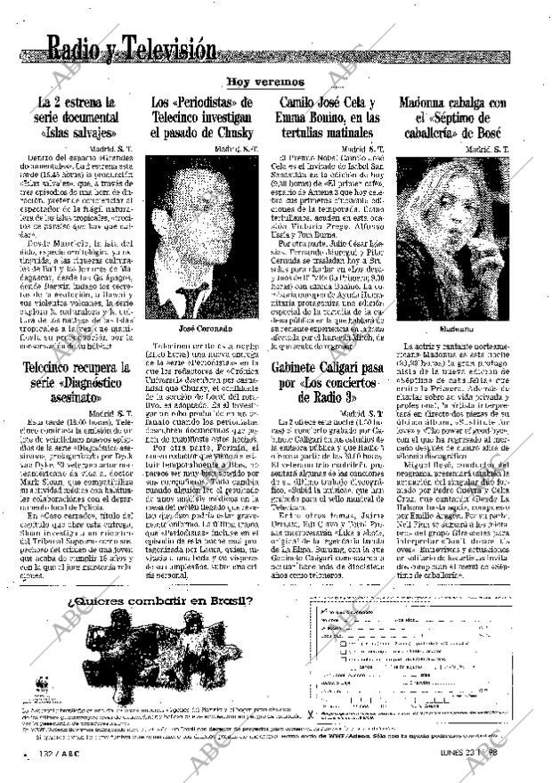 ABC MADRID 23-11-1998 página 132