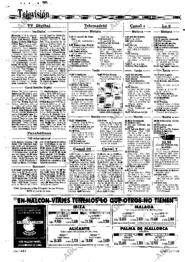 ABC MADRID 23-11-1998 página 134