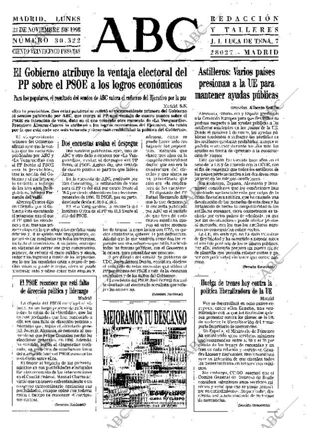 ABC MADRID 23-11-1998 página 15