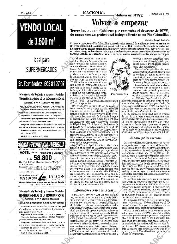 ABC MADRID 23-11-1998 página 30