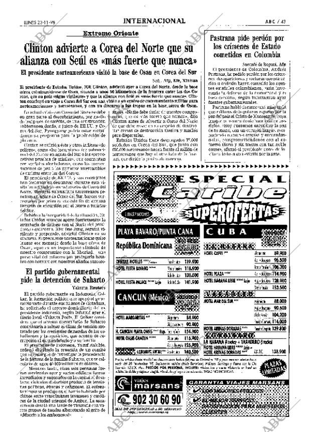 ABC MADRID 23-11-1998 página 43