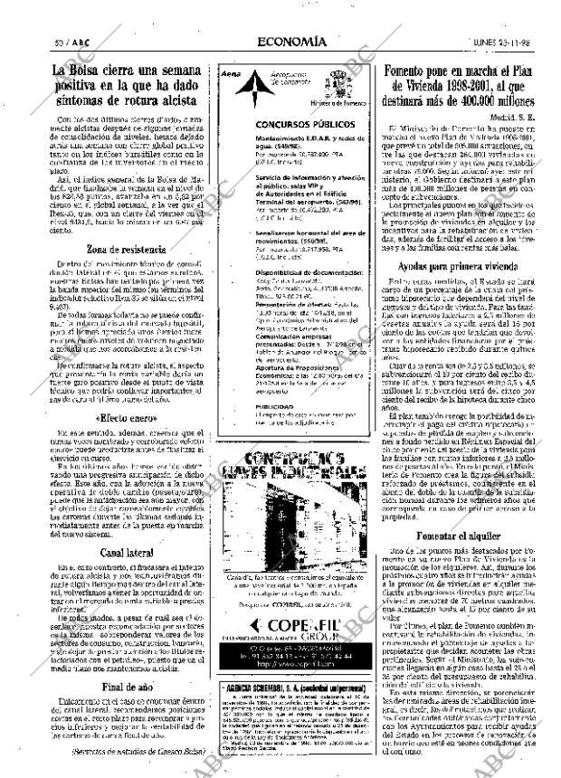 ABC MADRID 23-11-1998 página 50