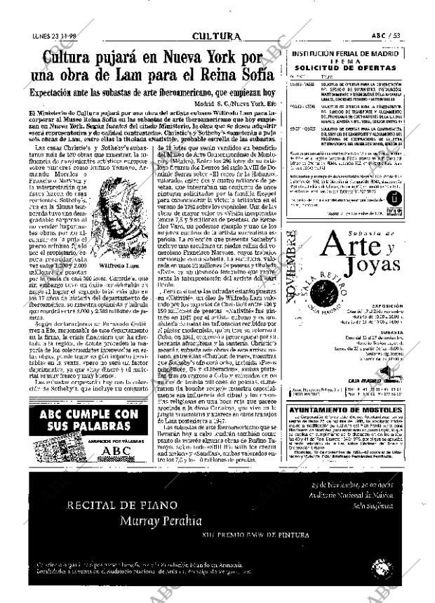 ABC MADRID 23-11-1998 página 53