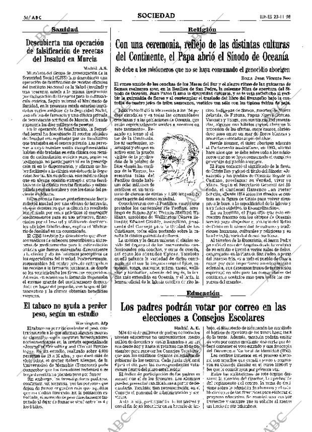 ABC MADRID 23-11-1998 página 56