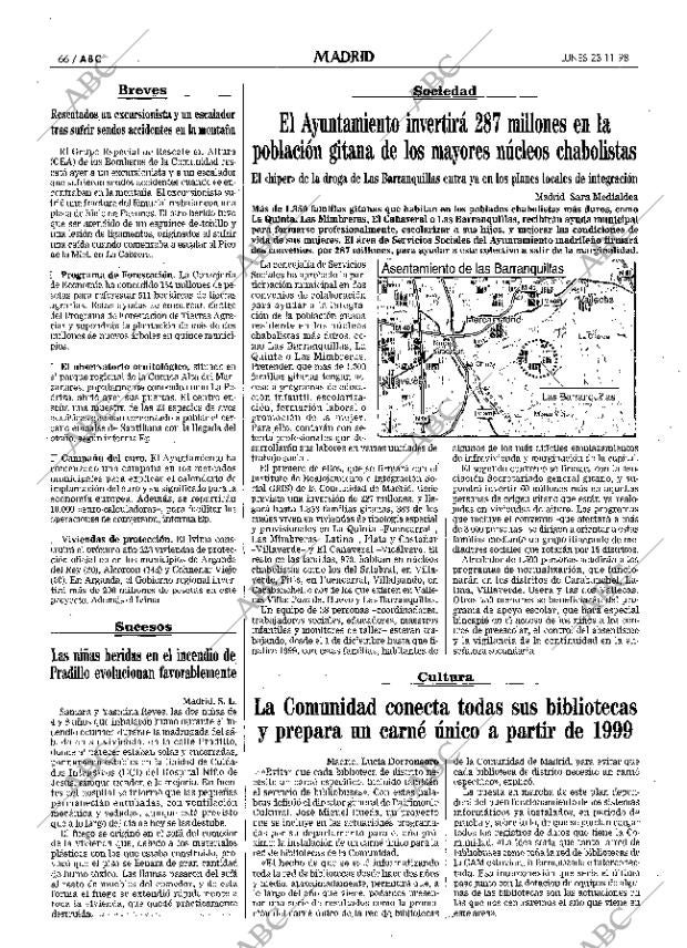 ABC MADRID 23-11-1998 página 66
