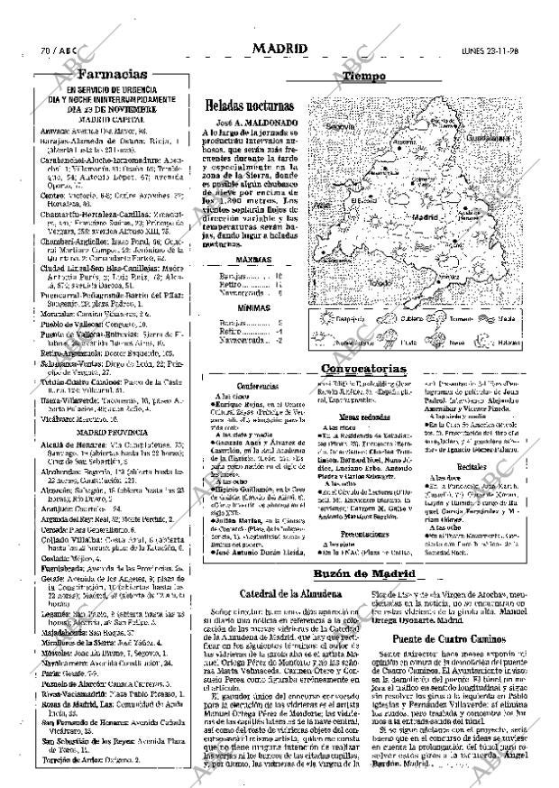 ABC MADRID 23-11-1998 página 70