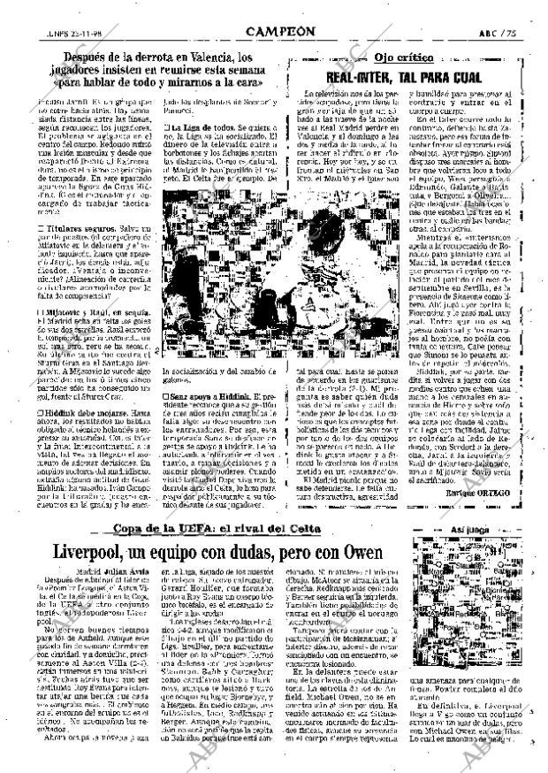 ABC MADRID 23-11-1998 página 75