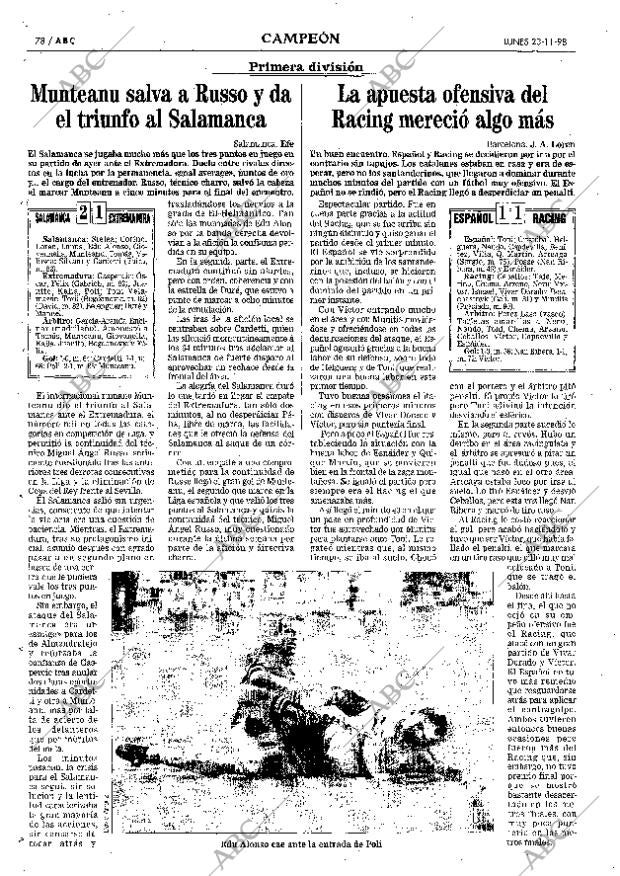 ABC MADRID 23-11-1998 página 78