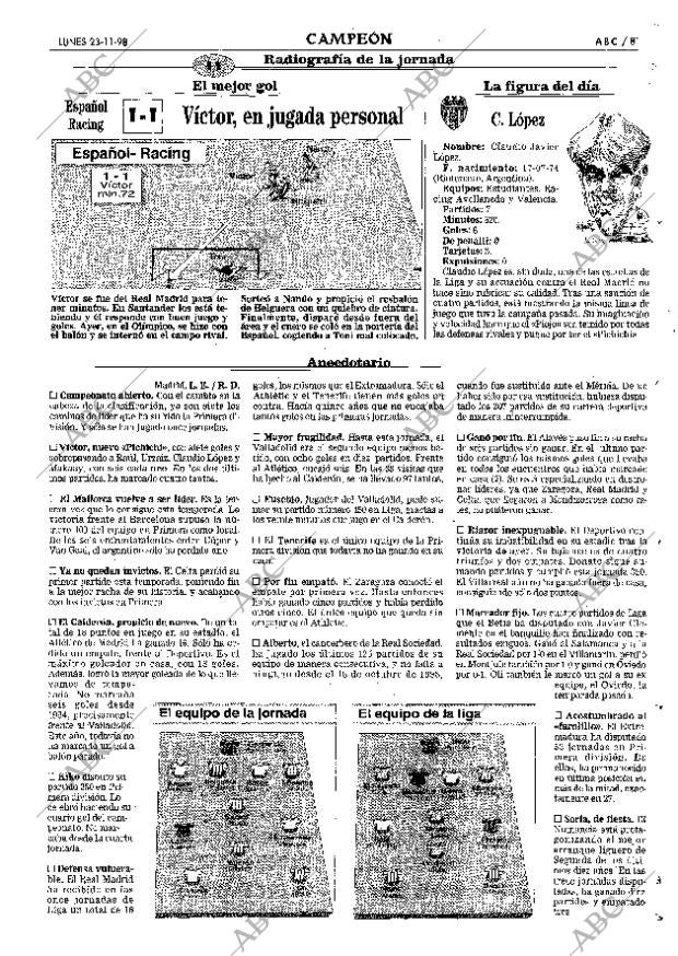 ABC MADRID 23-11-1998 página 81