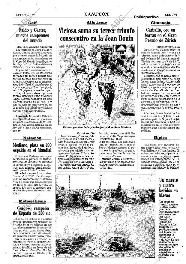 ABC MADRID 23-11-1998 página 91
