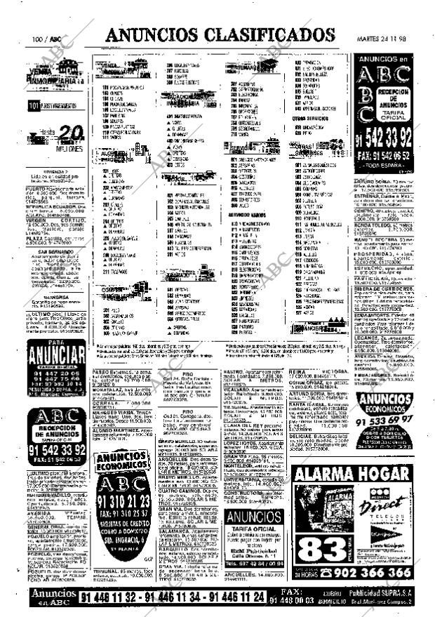 ABC MADRID 24-11-1998 página 100