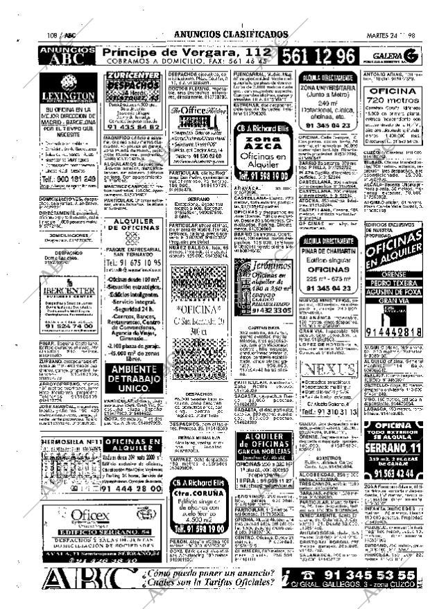 ABC MADRID 24-11-1998 página 108