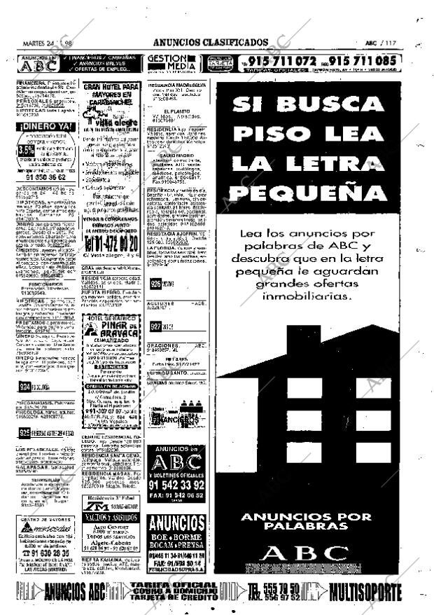 ABC MADRID 24-11-1998 página 117