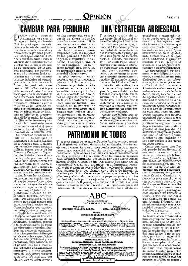 ABC MADRID 24-11-1998 página 15