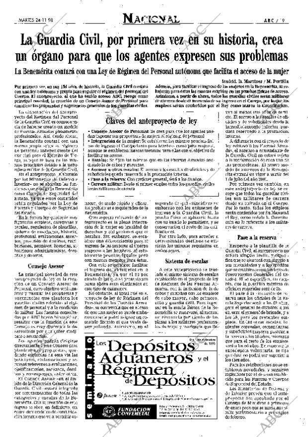ABC MADRID 24-11-1998 página 19