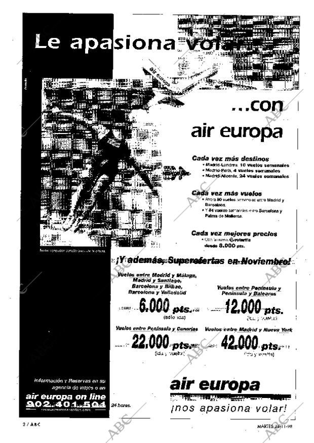 ABC MADRID 24-11-1998 página 2