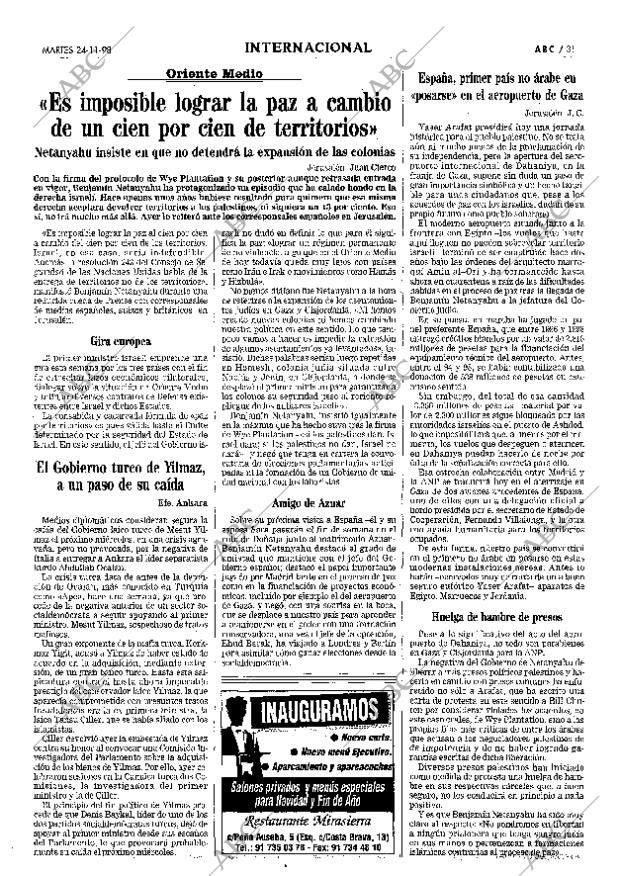 ABC MADRID 24-11-1998 página 31