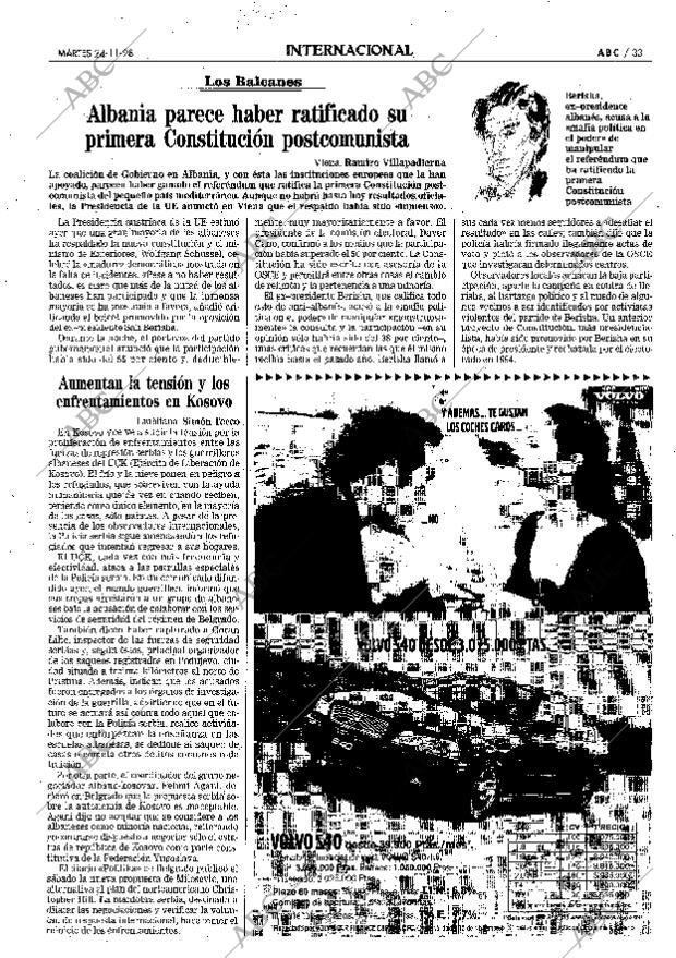 ABC MADRID 24-11-1998 página 33