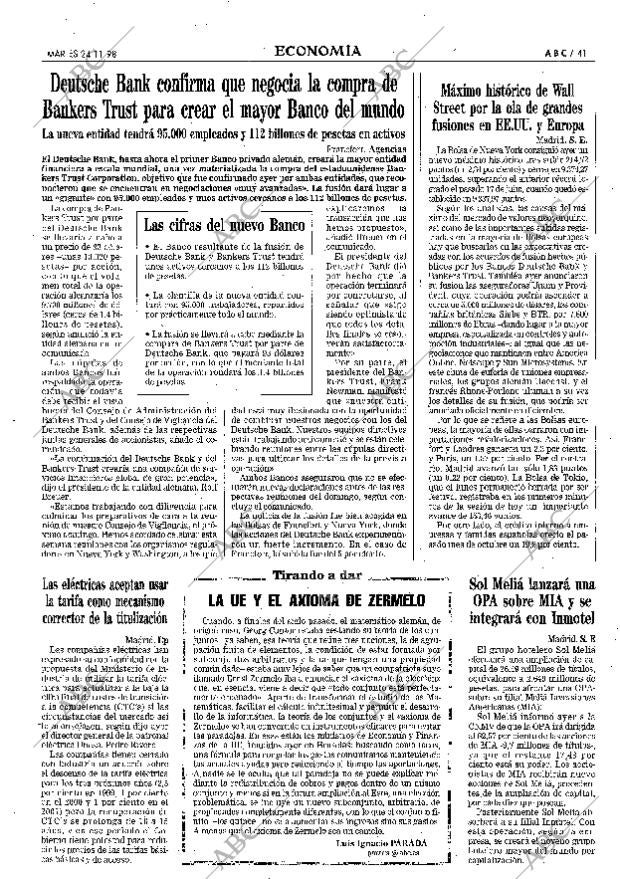 ABC MADRID 24-11-1998 página 41