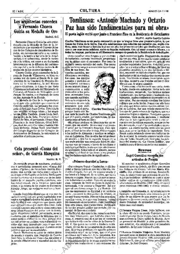 ABC MADRID 24-11-1998 página 52