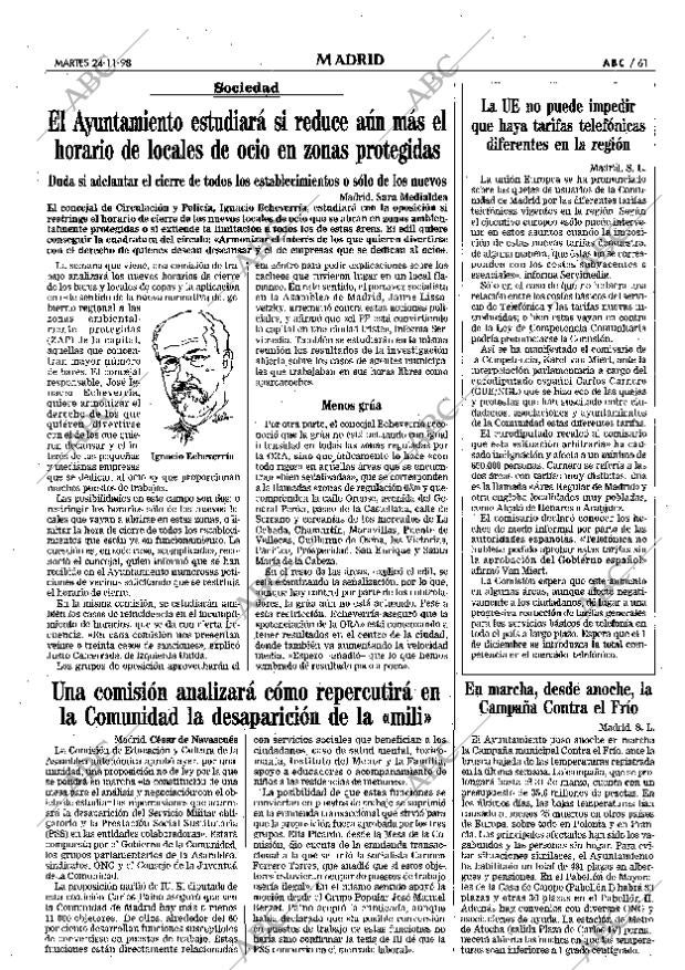 ABC MADRID 24-11-1998 página 61